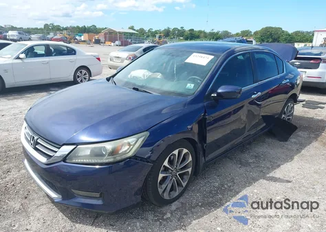 2015 Honda Accord Sport from USA, damaged, VIN 1HGCR2F51FA161592